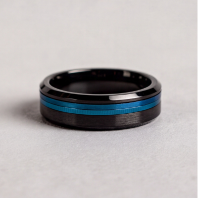 Anillo  "Pinner"  Azul |...