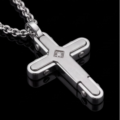 Collar Silver Cross...