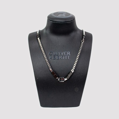 Collar Acero Negro...