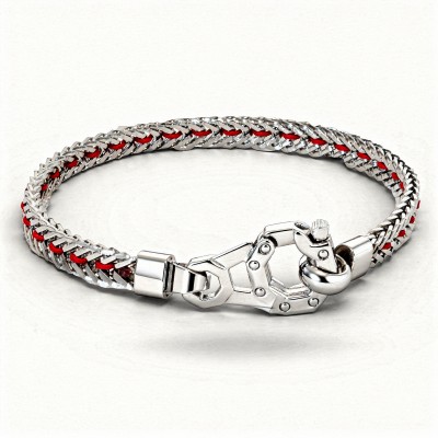 Pulsera "Titan Trenzado Red...