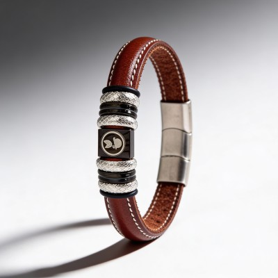 Pulsera "St. Johns" de piel...