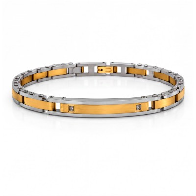 Pulsera Dorada con 2...